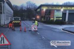 Road repairs - Tarmac Surfacing repairs | CC Macadam Road repairs - Surfacing repairs | CC Macadam